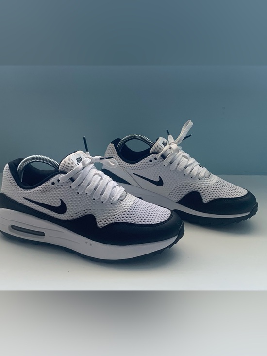 Nike Shoes - Nike women golf Air Max 1 Lightweight Mesh Sneakers - White/Black